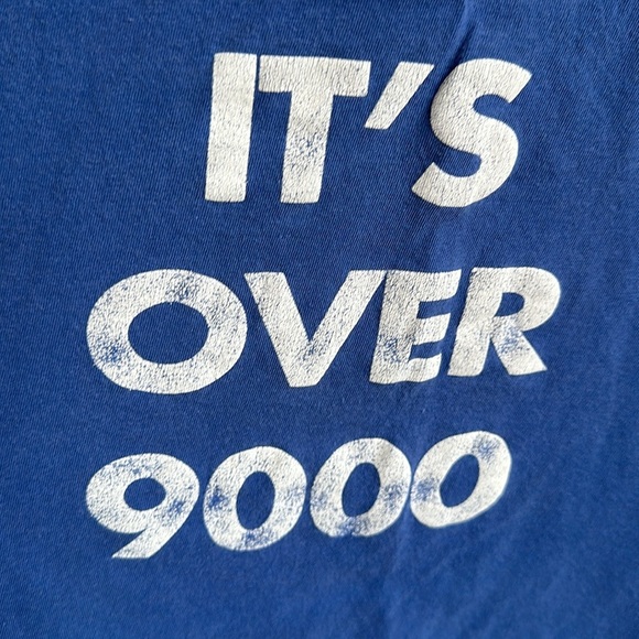 Dragon Ball Z “It’s Over 9000” sleeveless tank top, size S - Picture 4 of 5